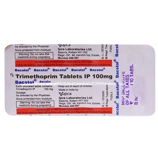 bacstol 100mg tablet 10's
